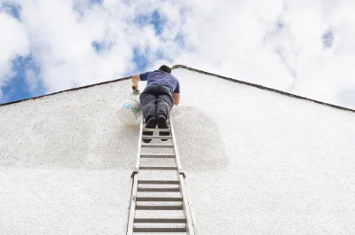 Peinture extérieure à Jouy-Mauvoisin — façades et ravalement